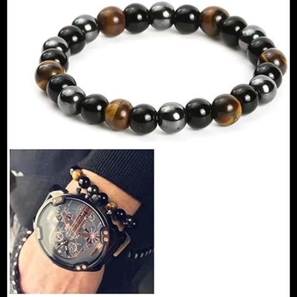 Amazon.com: COLORFUL BLING 2/4 Pcs Triple Protection  COLORFUL BLING 2/4 Pcs Triple Protection Bracelet Natural Bring Luck and Prosper
